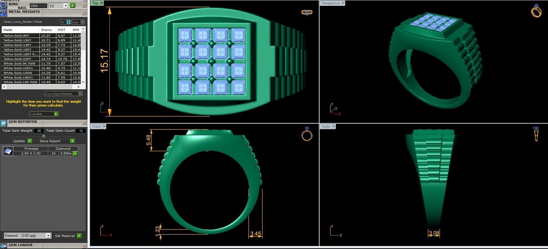 25 Small-Mens ring 3D Model Collection_13