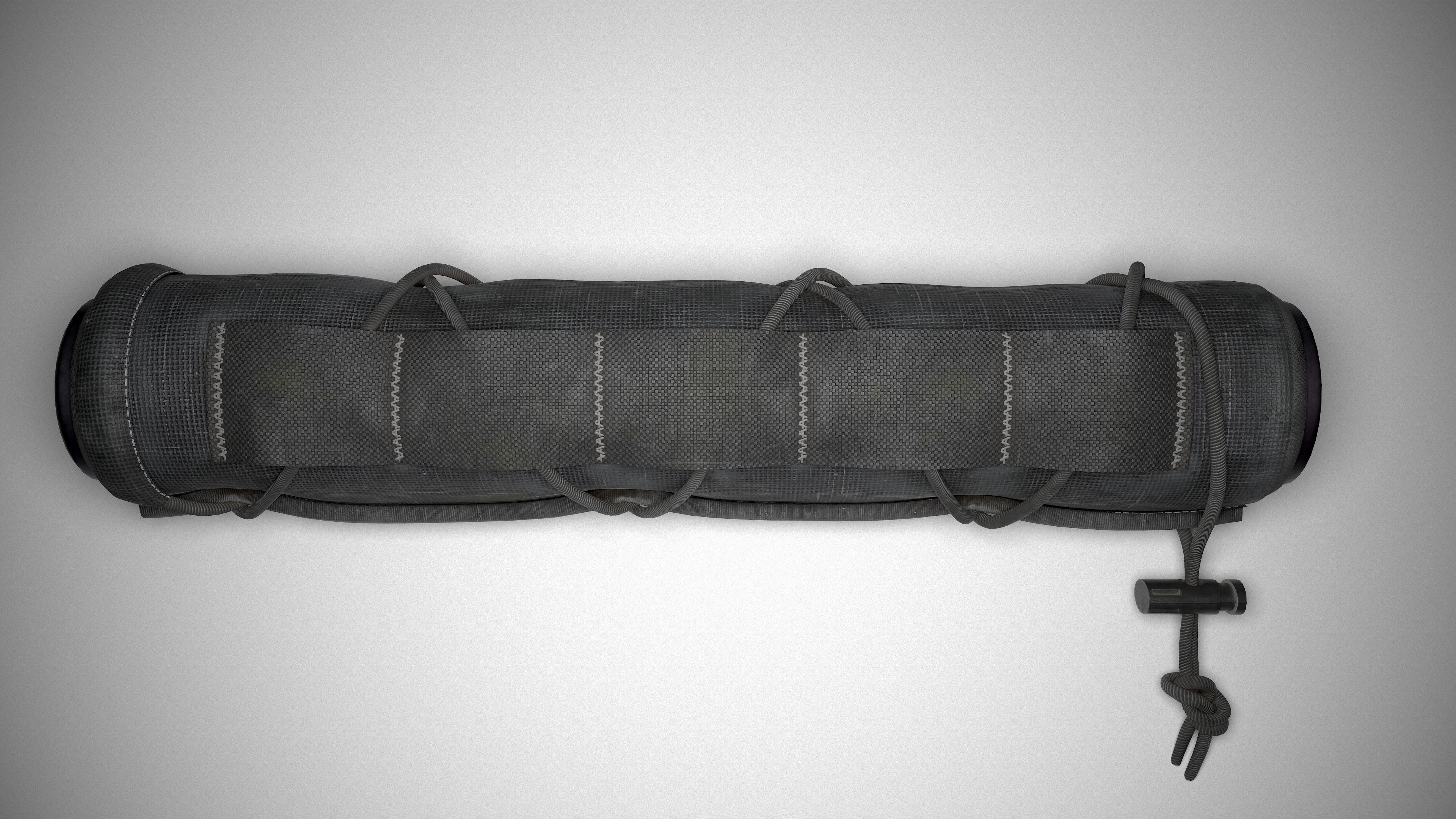 Supressor case Low-poly 3D model_2