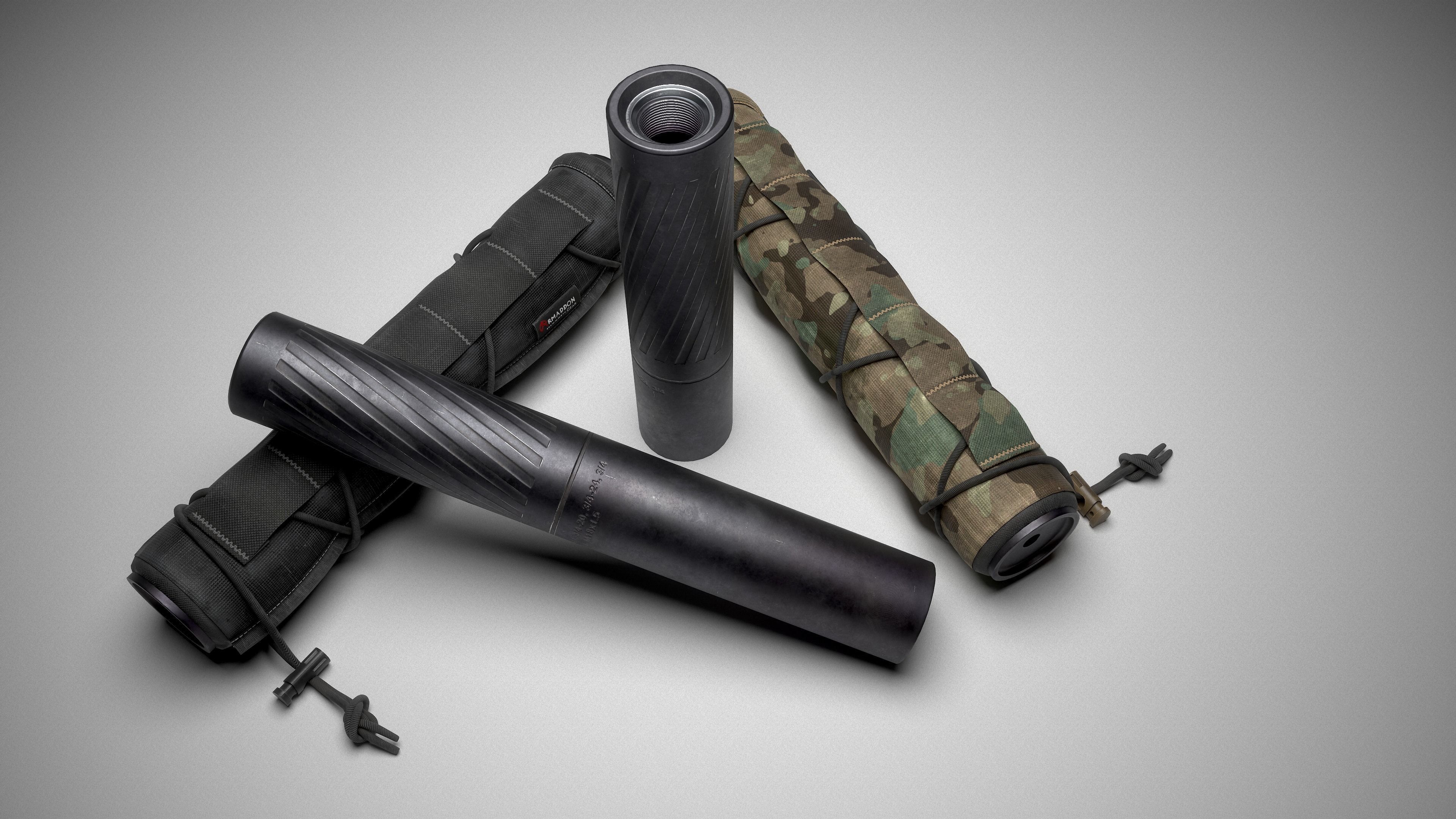 Supressor case Low-poly 3D model_5