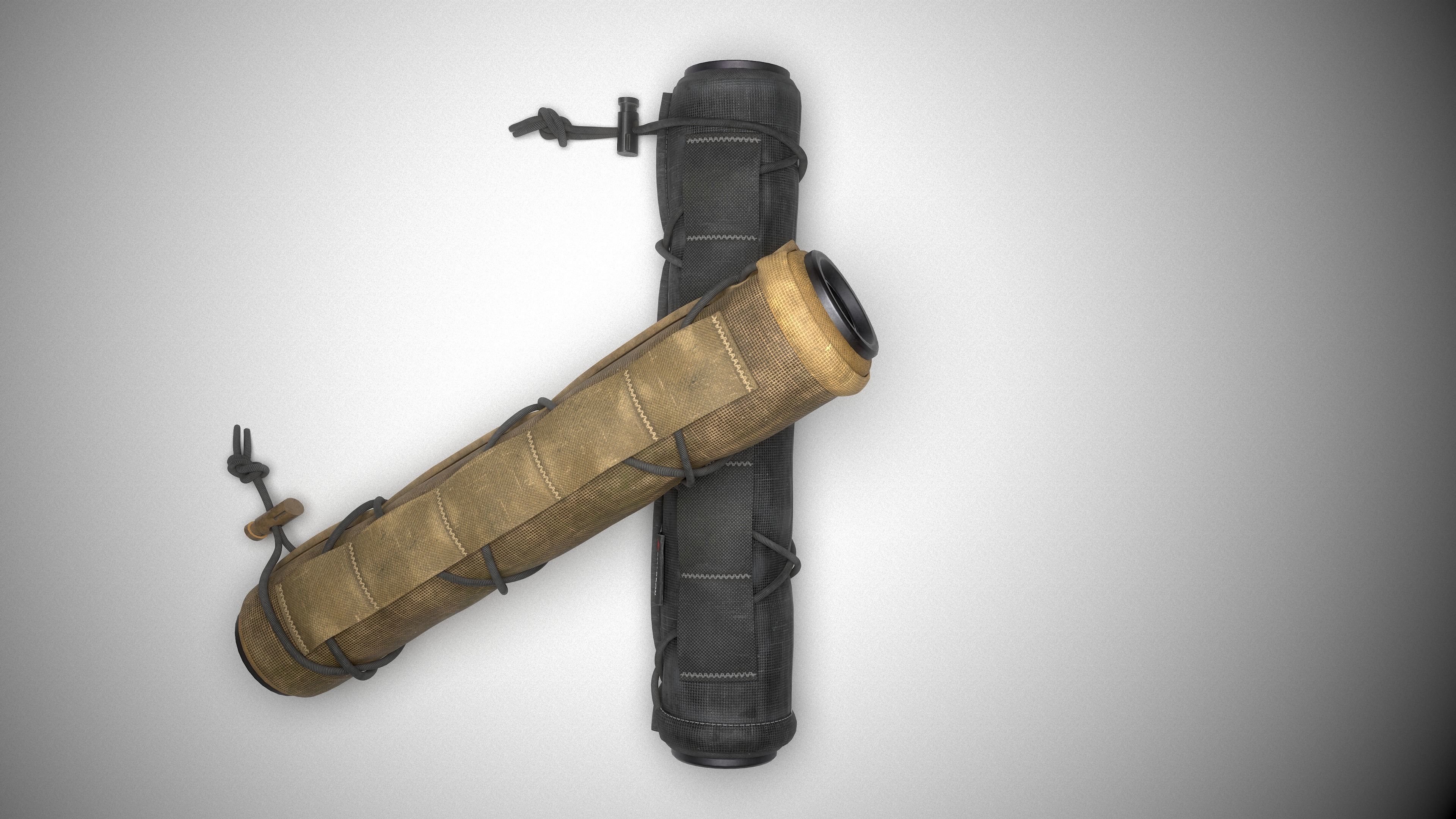 Supressor case Low-poly 3D model_8