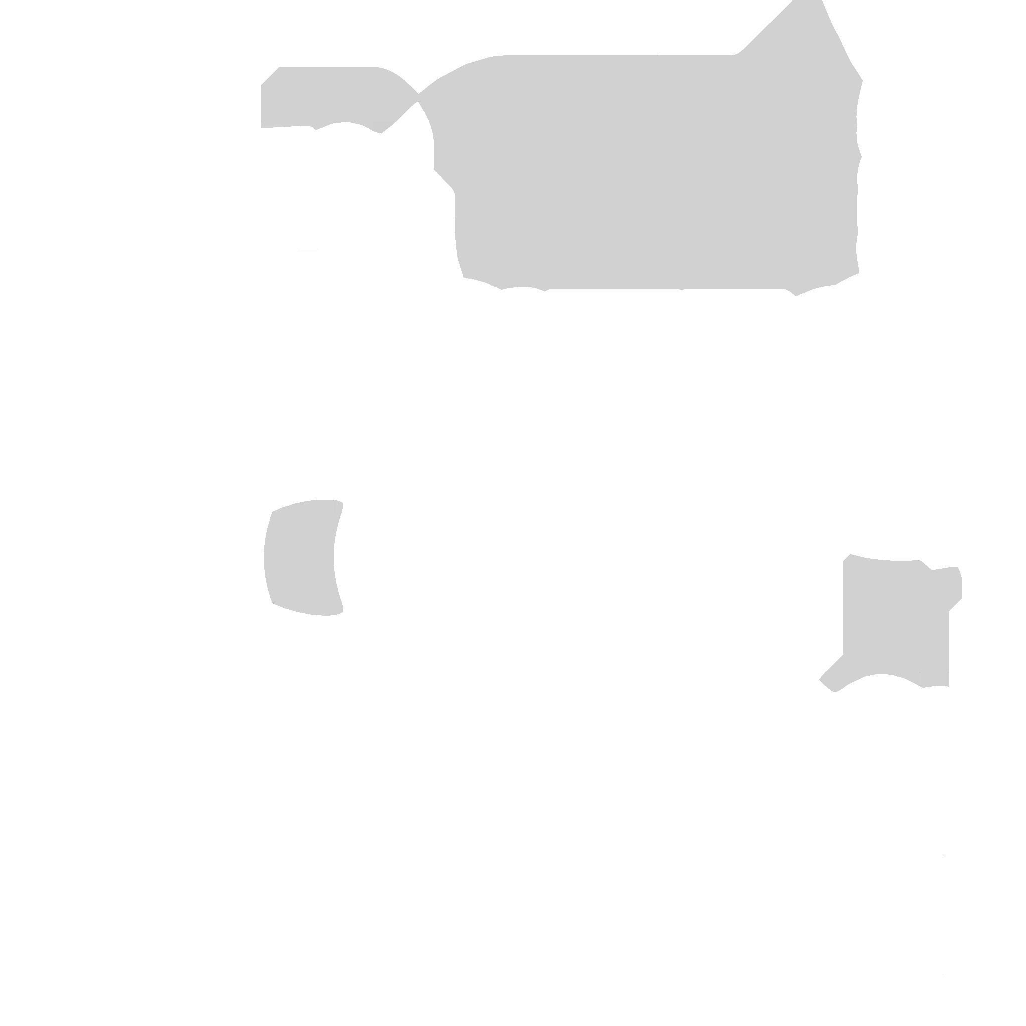 SciFi Glasses E01 Black Green - Character Design Fashion Low-poly 3D model_22