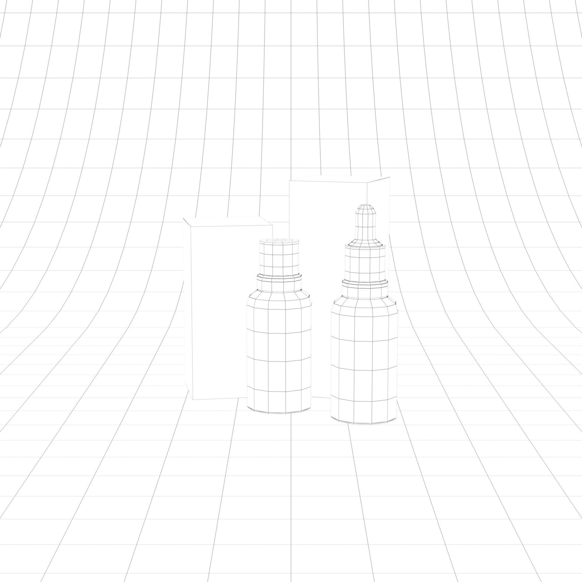 Medicine 3D Model - Flask and Box Low-poly 3D model_4