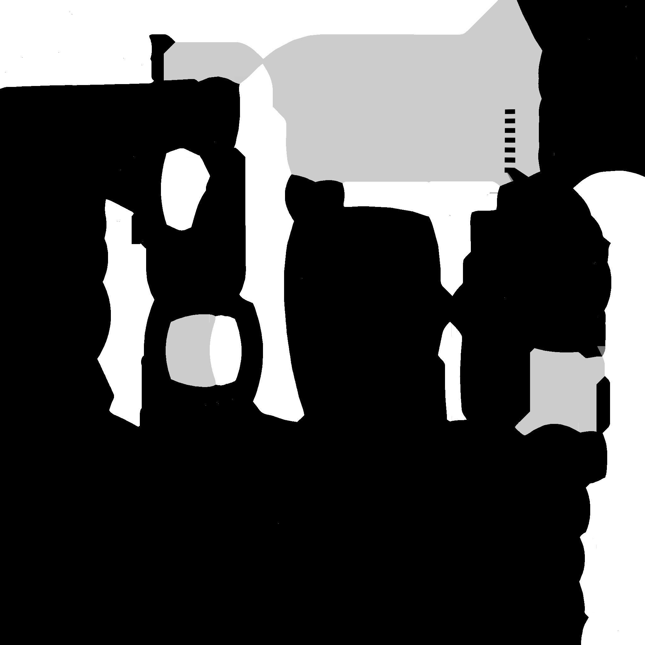 SciFi Glasses E02 White Blue - Character Design Fashion Low-poly 3D model_22