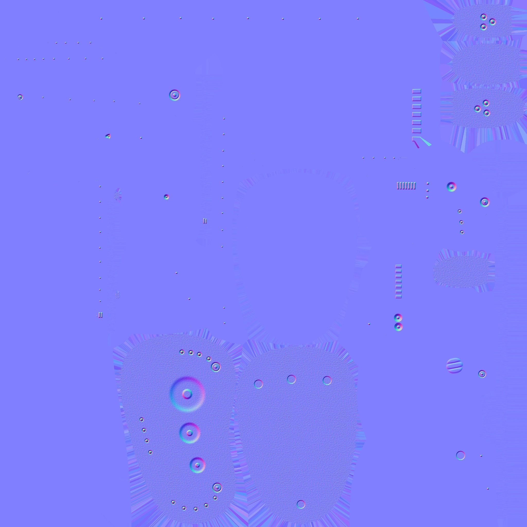 SciFi Glasses E02 White Blue - Character Design Fashion Low-poly 3D model_23