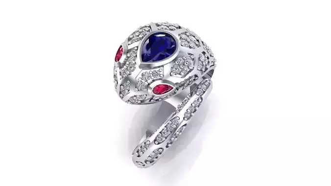Serpenty snake ring BVL Bvlgari 3D print model