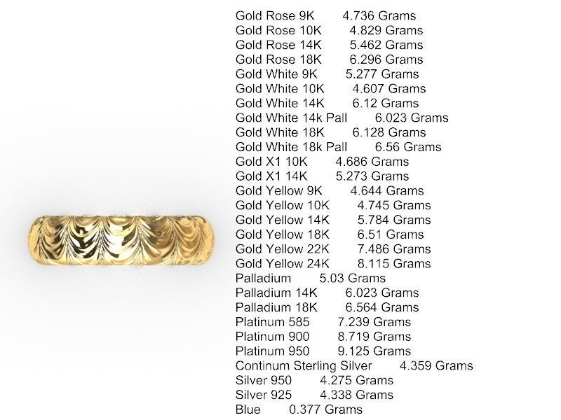 10 textured  rings stl verified 3D print model_18