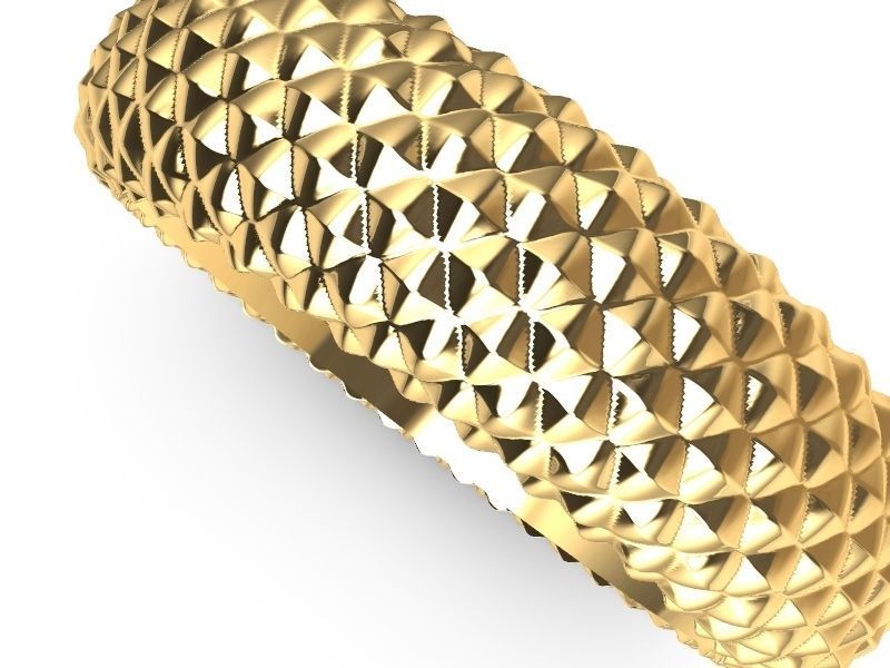 10 textured  rings stl verified 3D print model_6