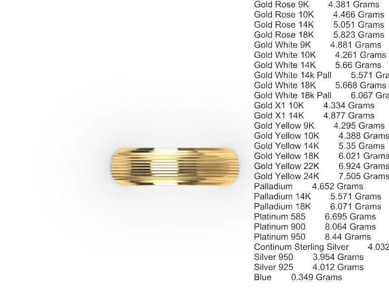 10 textured  rings stl verified 3D print model_16