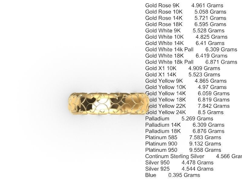 10 textured  rings stl verified 3D print model_14