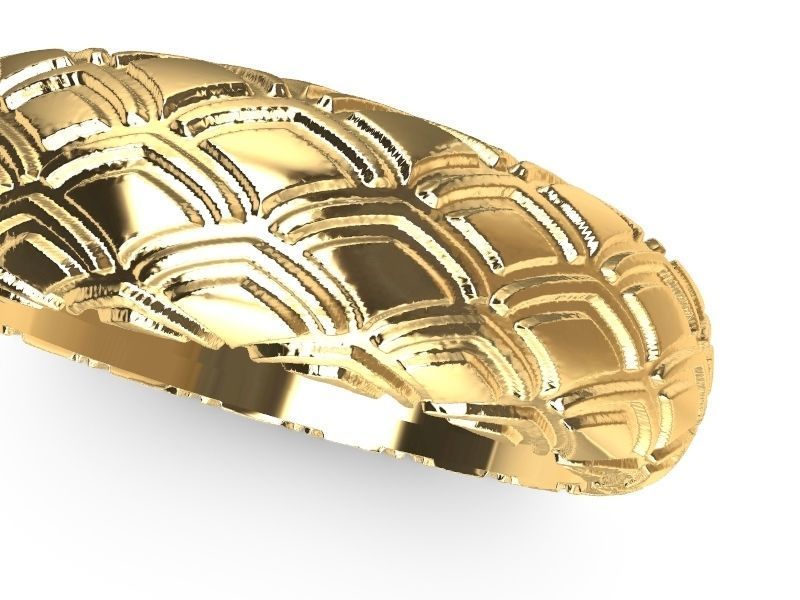 10 textured  rings stl verified 3D print model_11