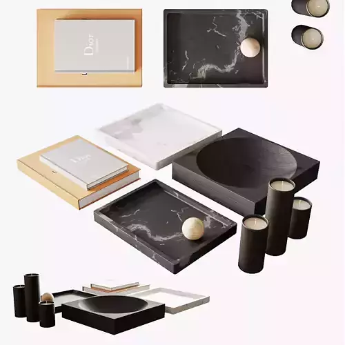 Modern Neutral Decoration Set