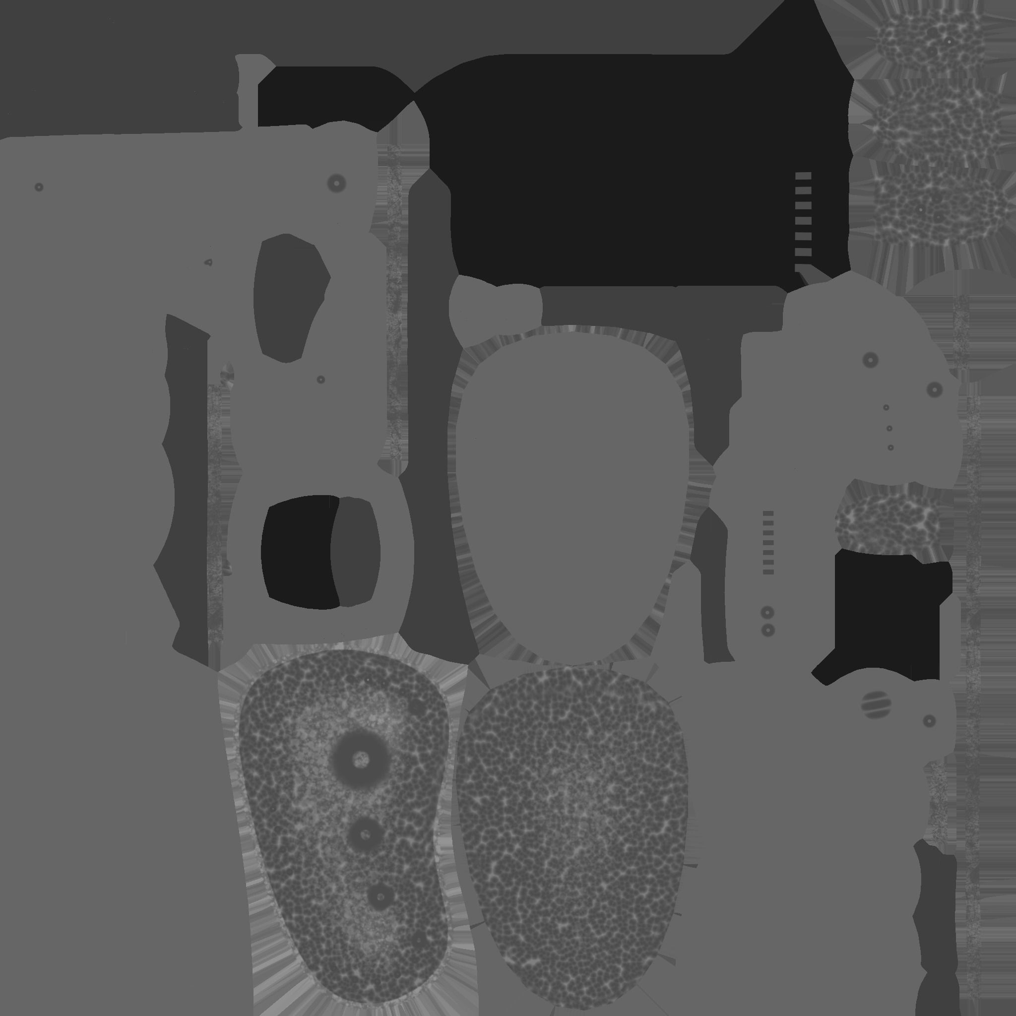 SciFi Glasses E03 Purple Black - Character Design Fashion Low-poly 3D model_26