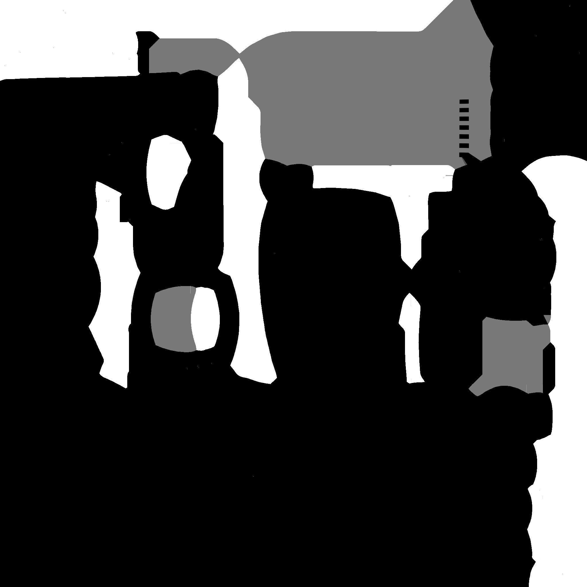 SciFi Glasses E03 Purple Black - Character Design Fashion Low-poly 3D model_23