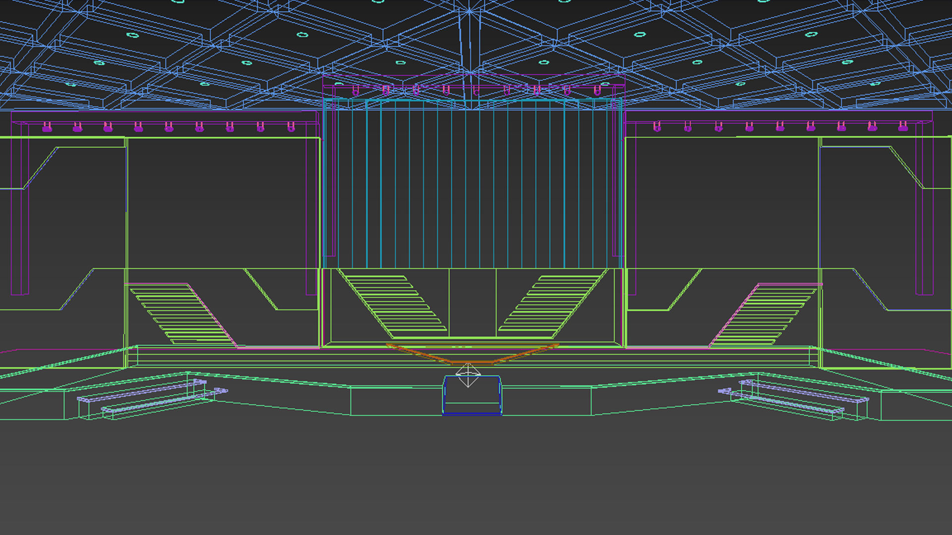 Virtual Stage 3D model_6