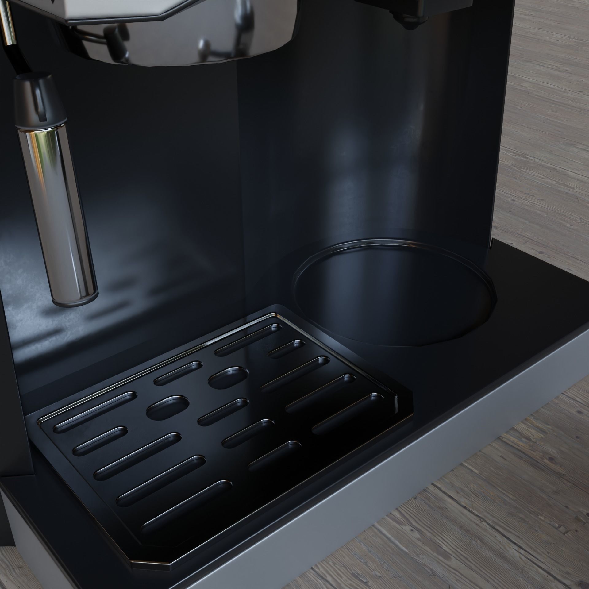 Coffee Machine 3d model game-ready textured Low-poly 3D model_6