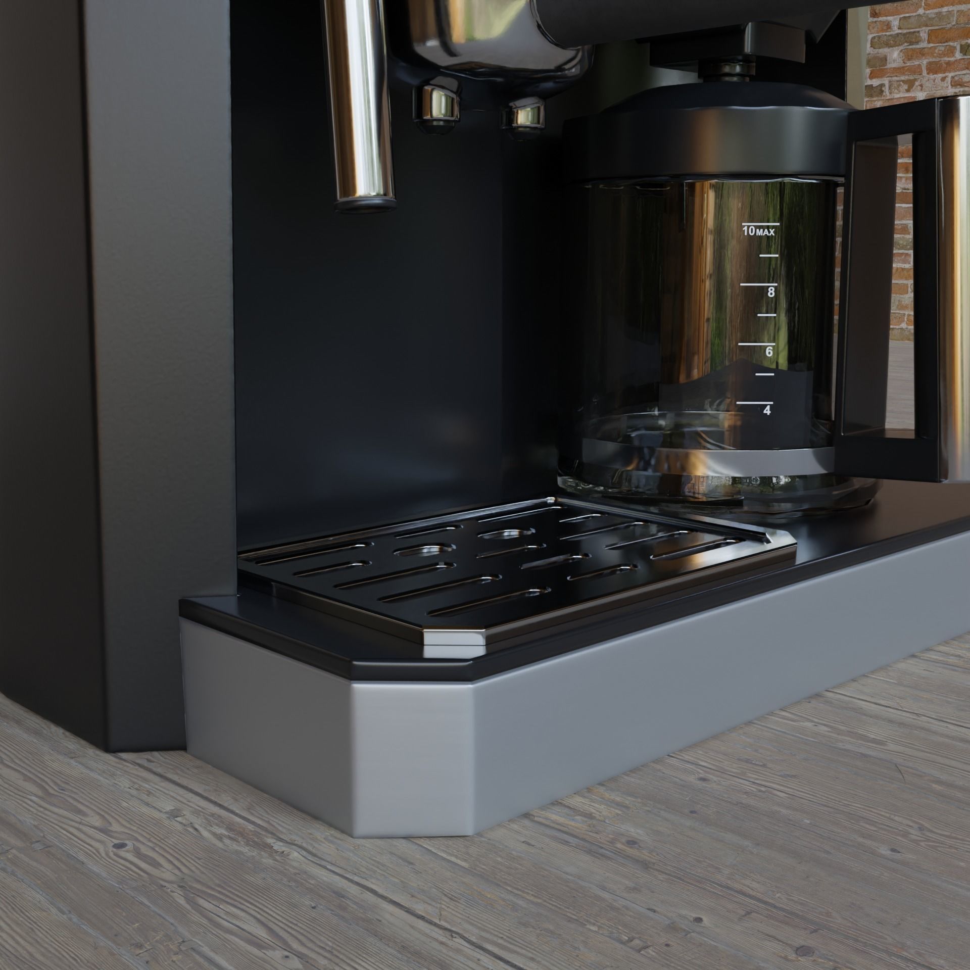 Coffee Machine 3d model game-ready textured Low-poly 3D model_12