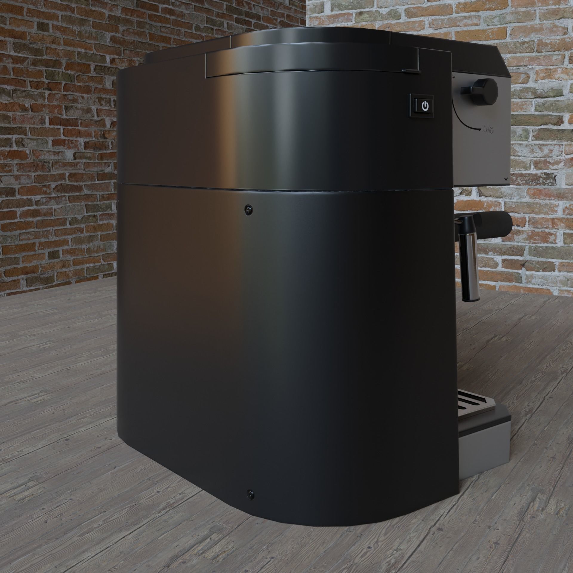 Coffee Machine 3d model game-ready textured Low-poly 3D model_10