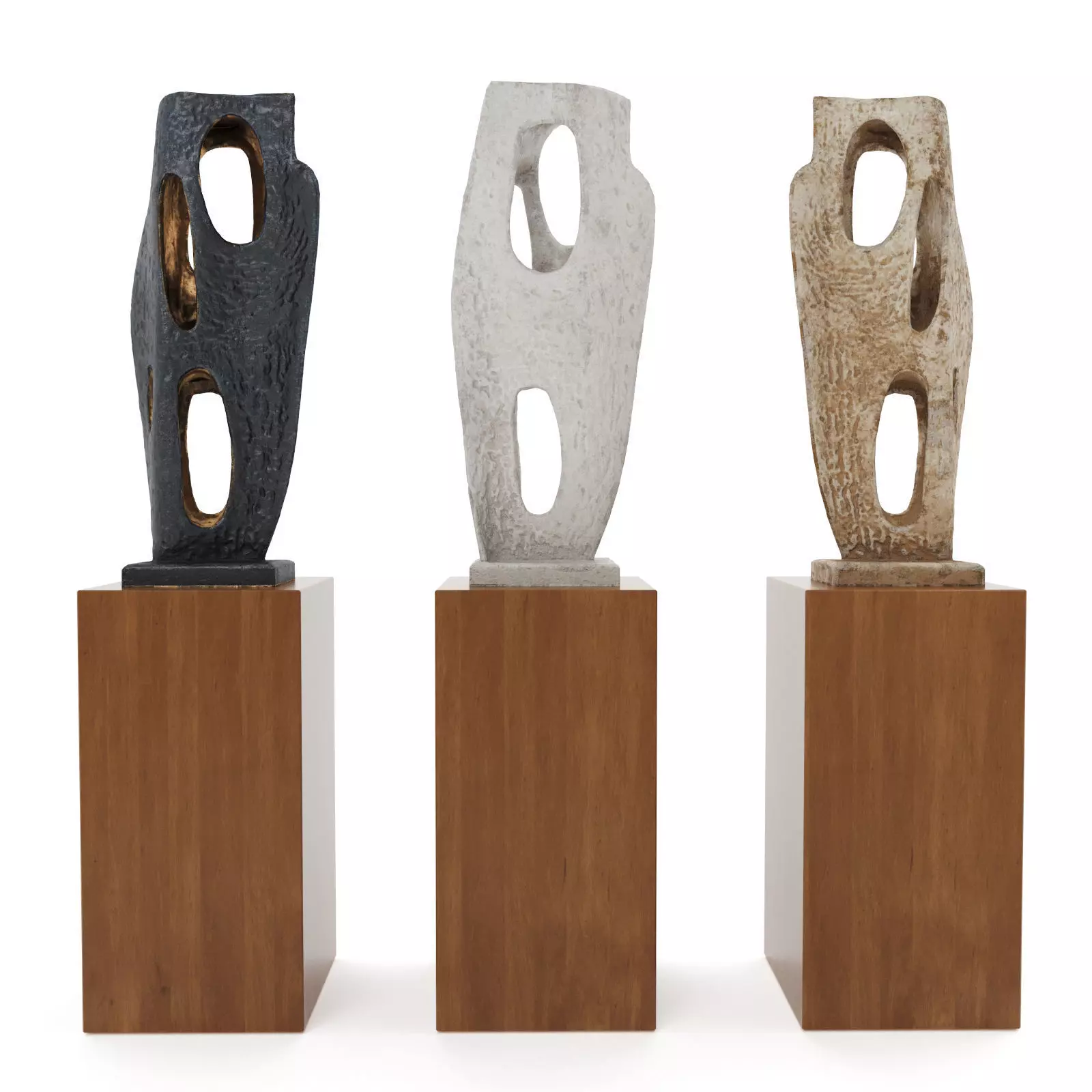 Barbara Hepworth Rock Form Porthcurnopro 3D model_0