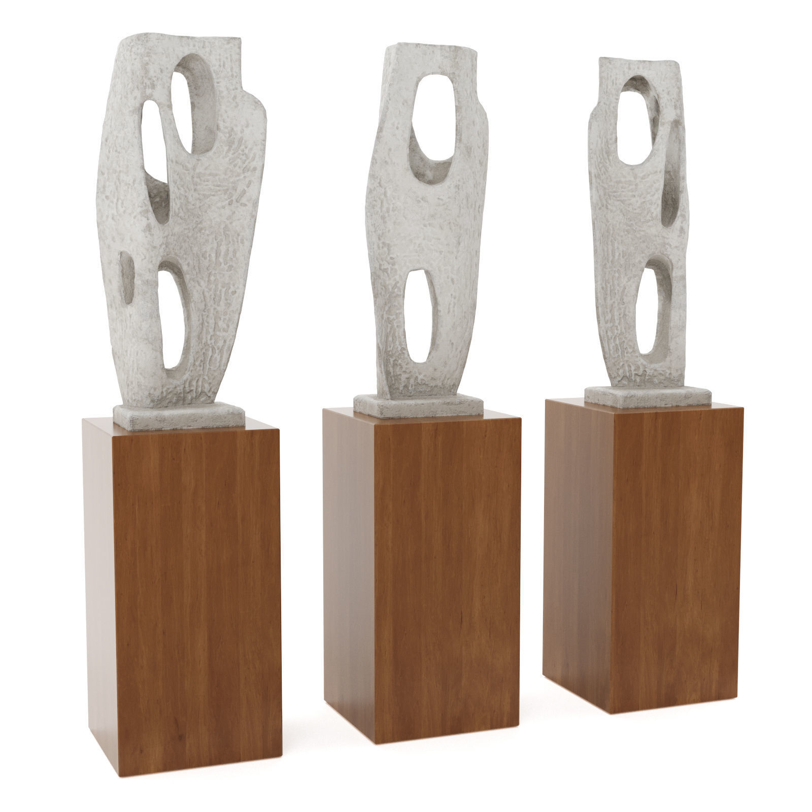 Barbara Hepworth Rock Form Porthcurnopro 3D model_3