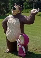 Masha and The Bear 3D print model_0