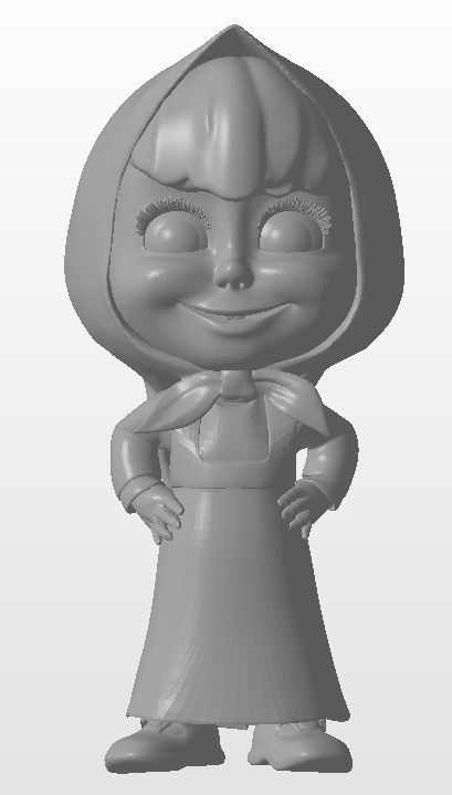 Masha and The Bear 3D print model_4