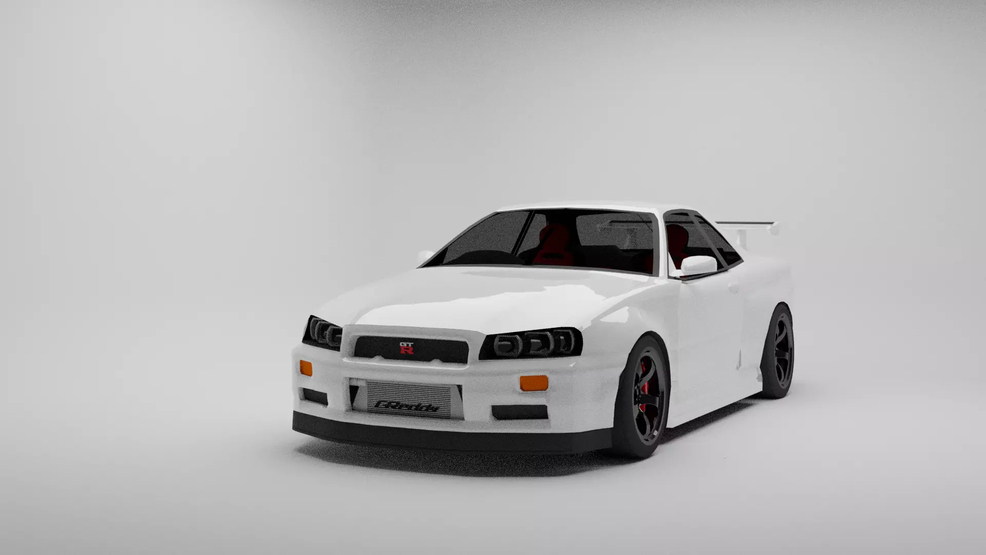  Nissan Skyline r34 GTR 3D model_0