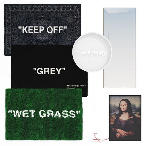 Virgil Abloh x IKEA MARKERAD Collection Set 