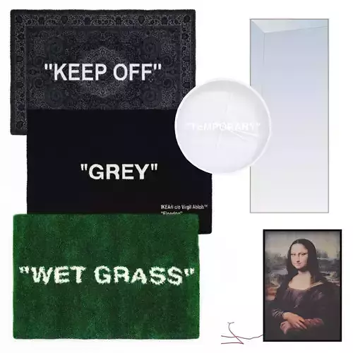 Virgil Abloh x IKEA MARKERAD Collection Set 