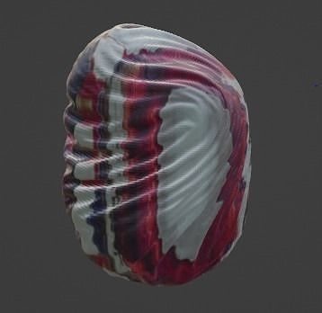 Textured astroids Free low-poly 3D model