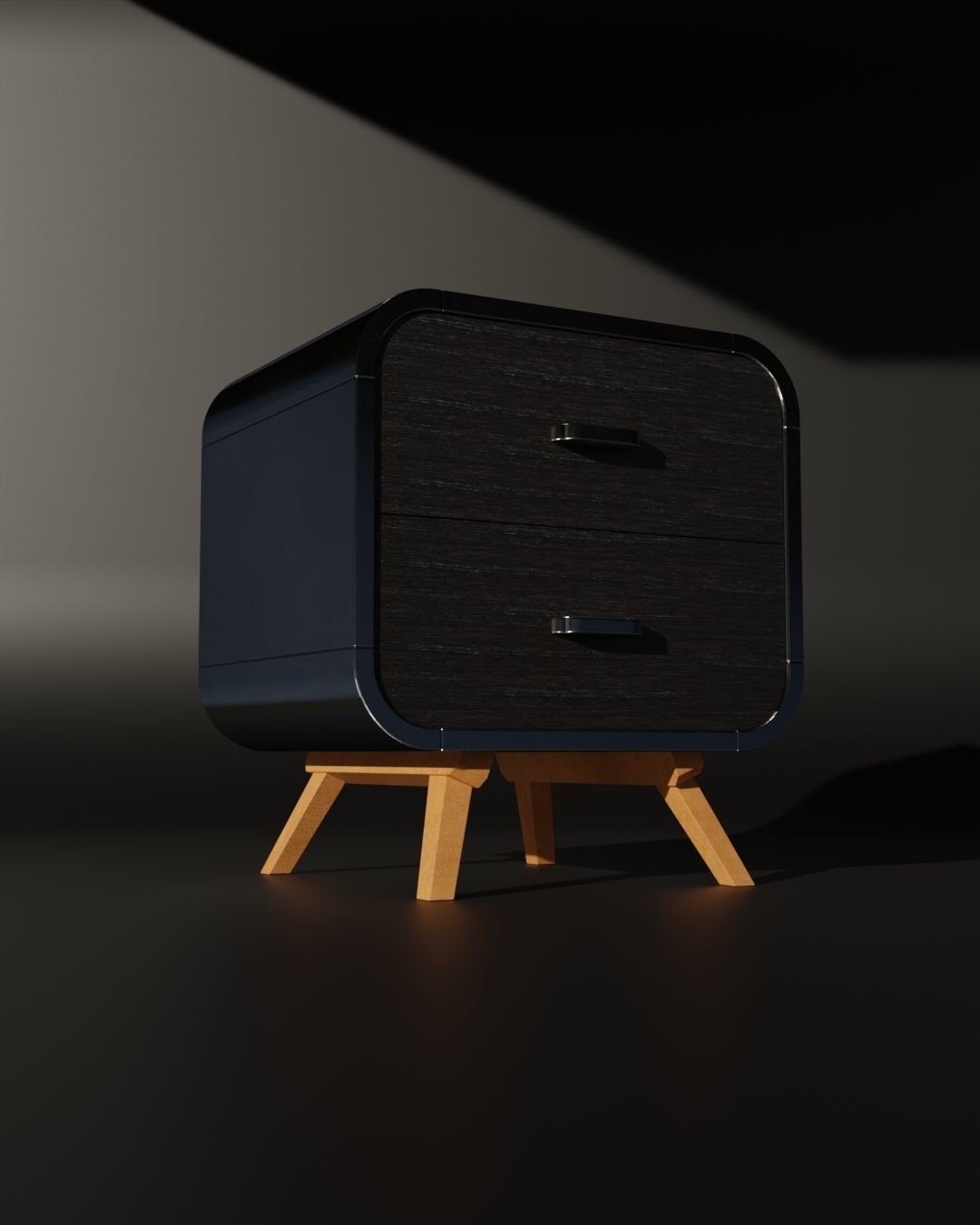 Kit Classic Furniture Coffee Black 3D model_4