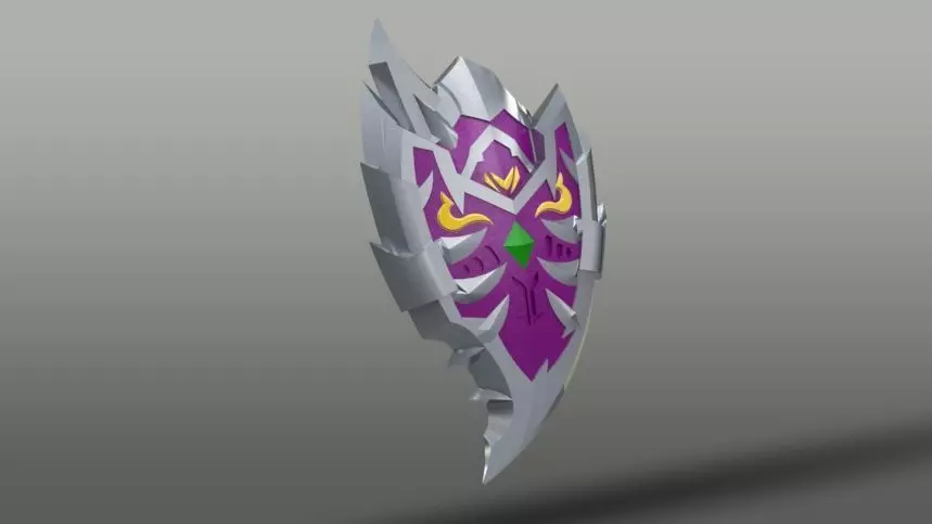 Gaisoulg Void knight Shield 3D print model_0