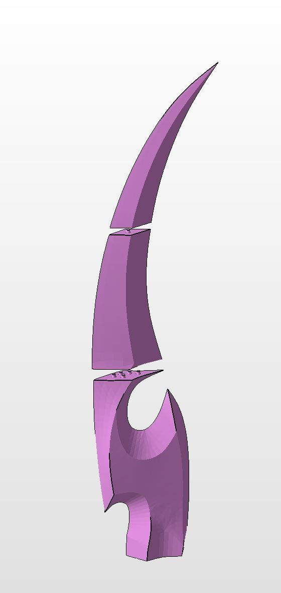 Valeera Dagger 3D print model_2
