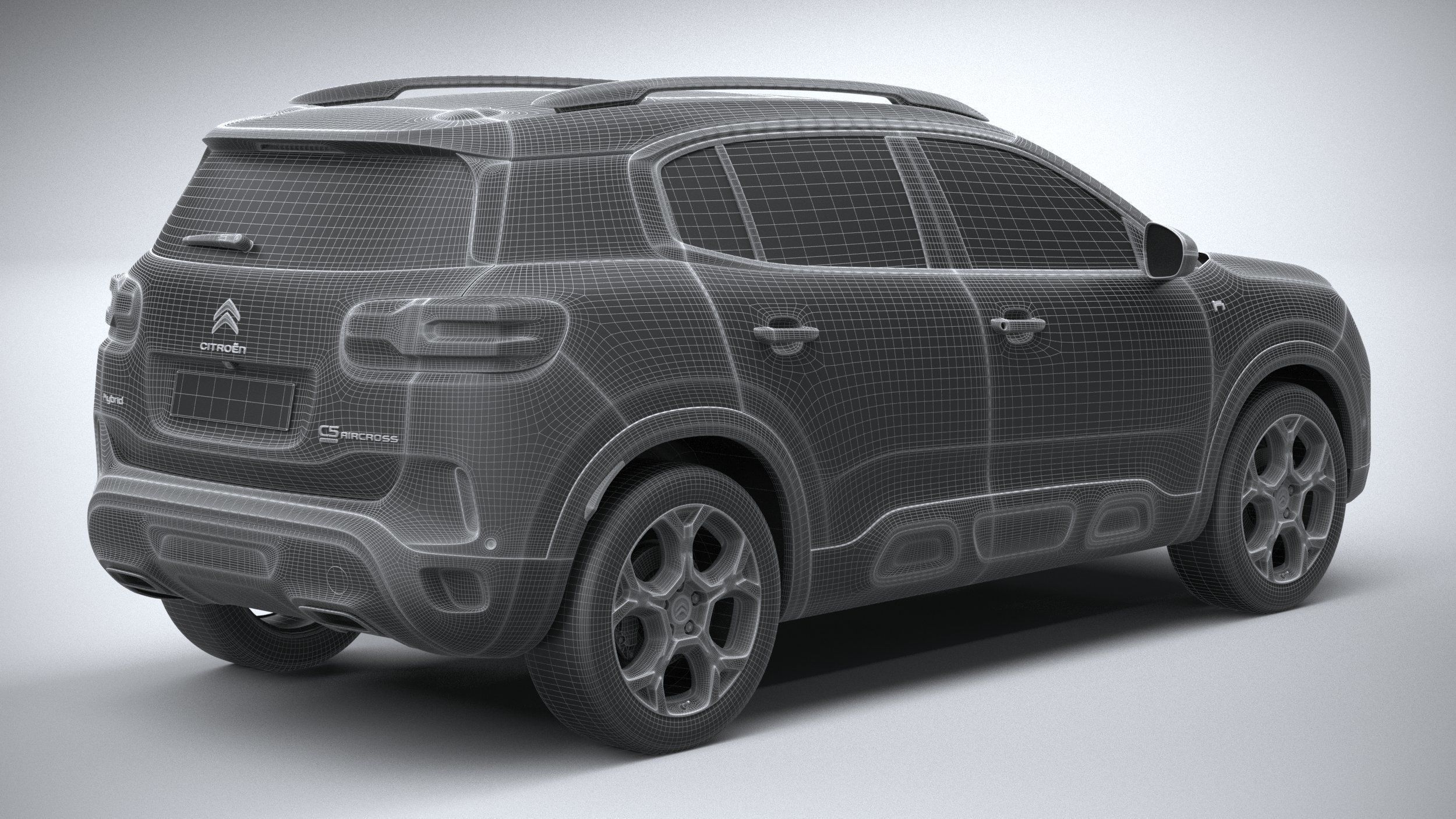 Citroen C5 Aircross 2022 3D model_27