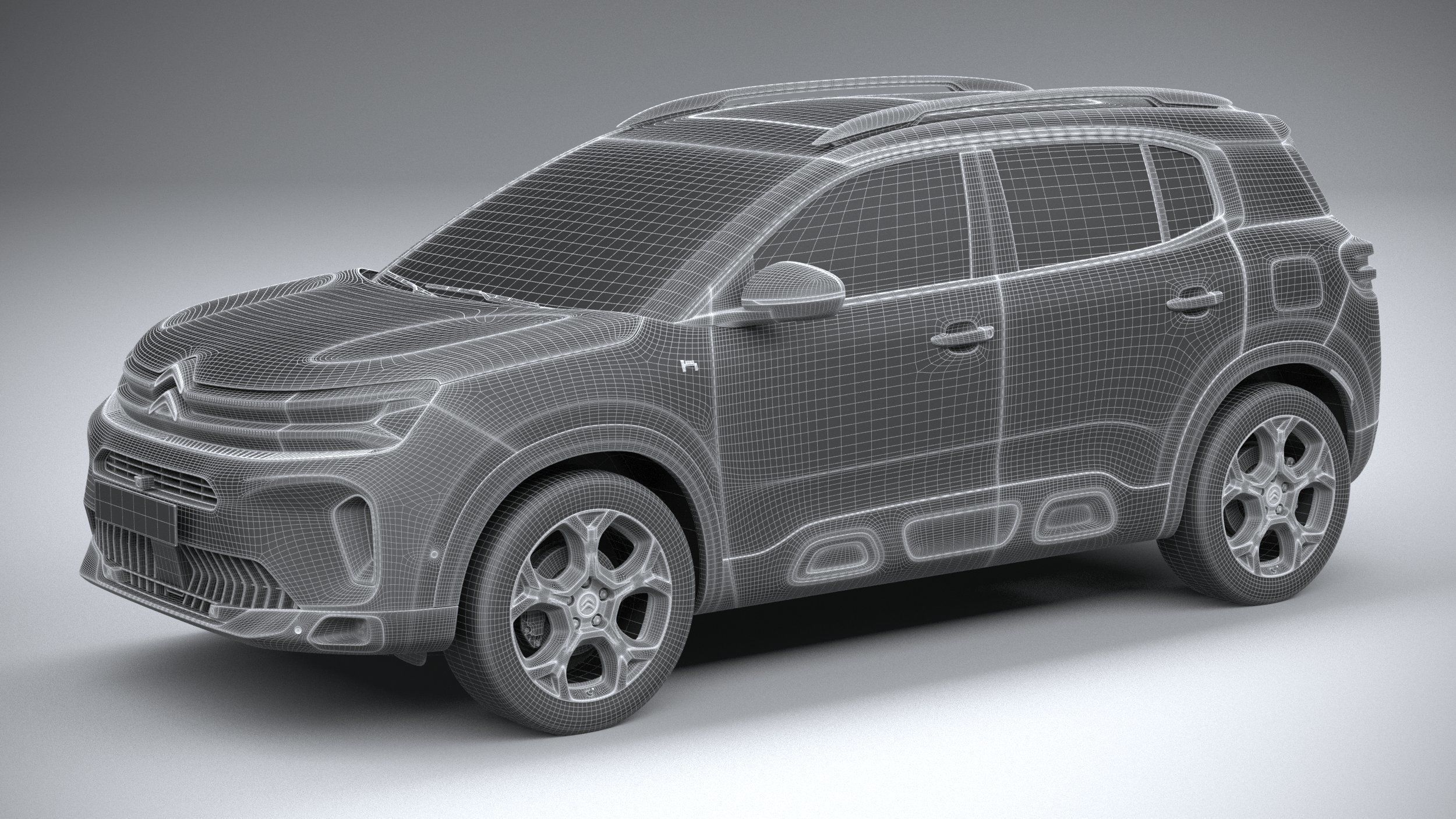 Citroen C5 Aircross 2022 3D model_26