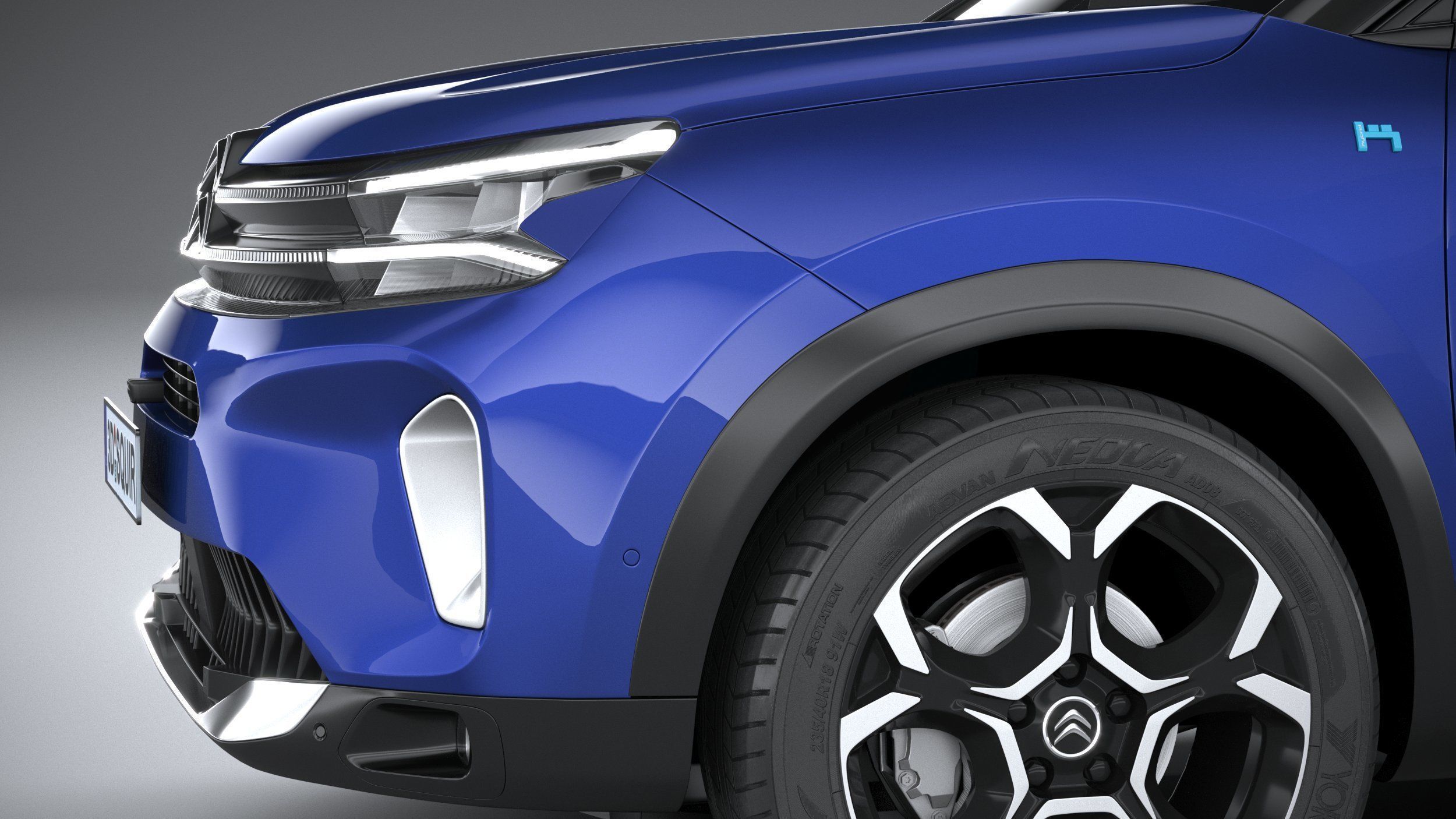 Citroen C5 Aircross 2022 3D model_3