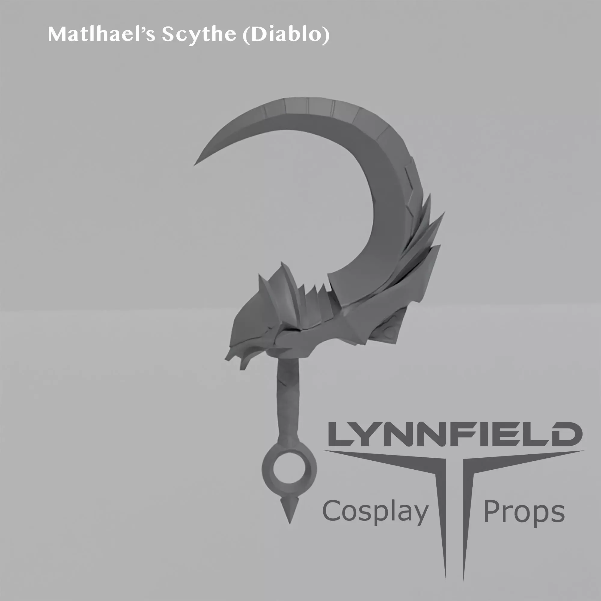  Malthael scythe from Diablo 3D print model_0
