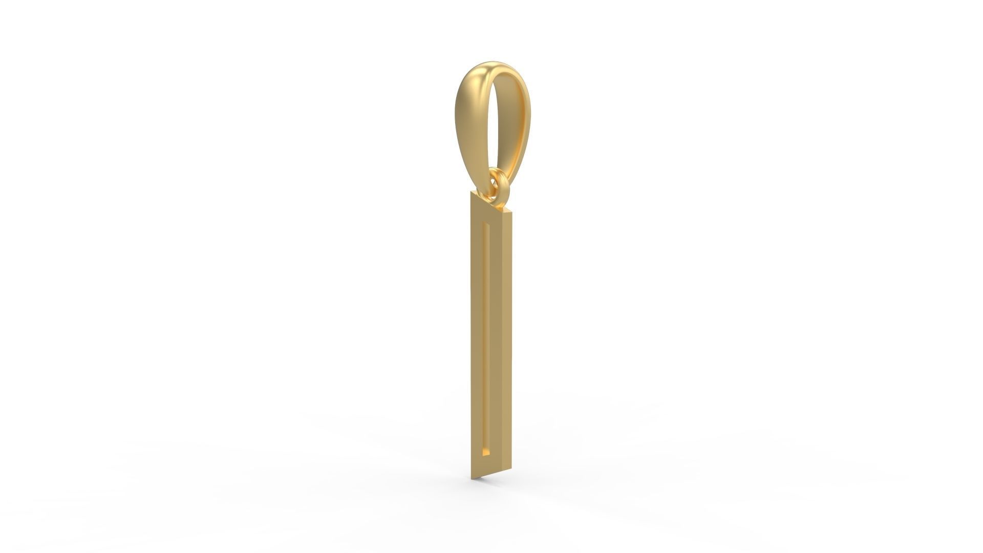 Initial Letters Pendant JAGATRAYA D 3D print model_1