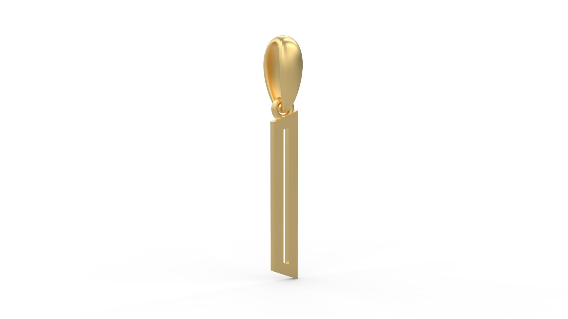 Initial Letters Pendant JAGATRAYA D 3D print model_3