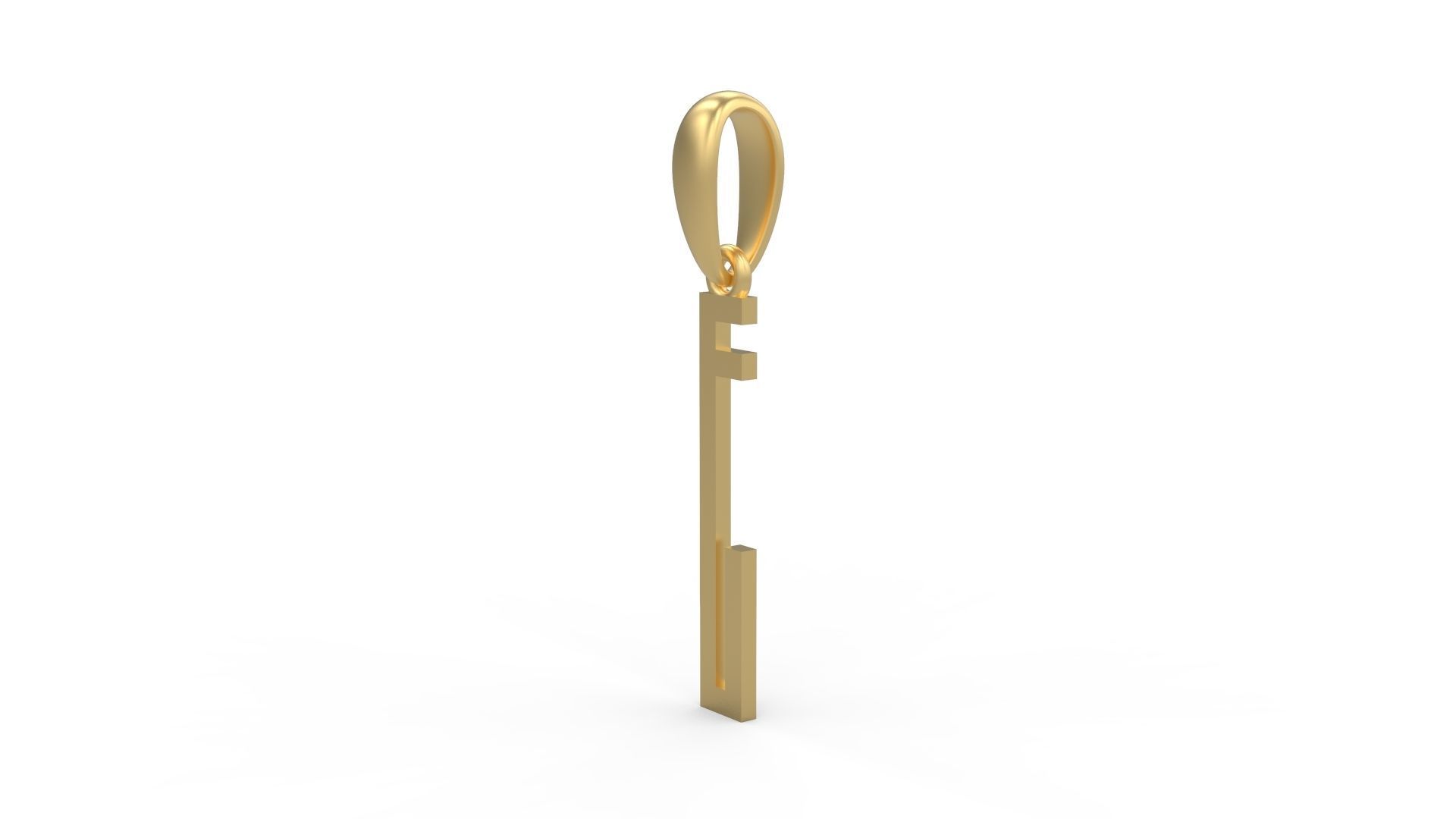 Initial Letters Pendant JAGATRAYA E 3D print model_1