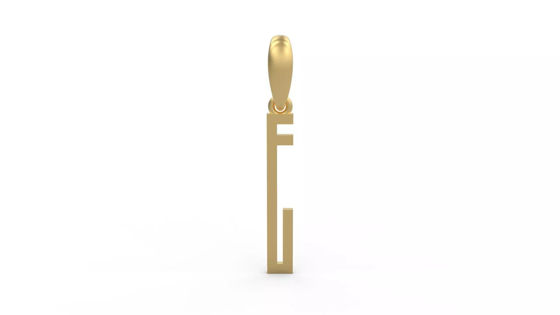 Initial Letters Pendant JAGATRAYA E 3D print model_0