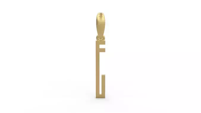 Initial Letters Pendant JAGATRAYA E