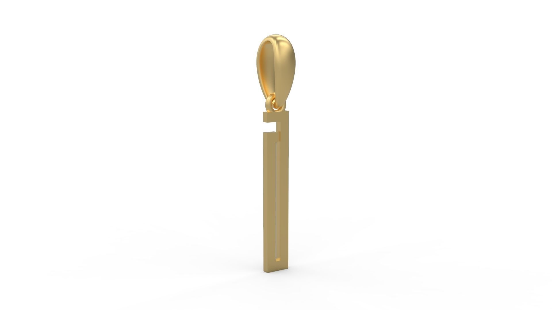 Initial Letters Pendant JAGATRAYA G 3D print model_3