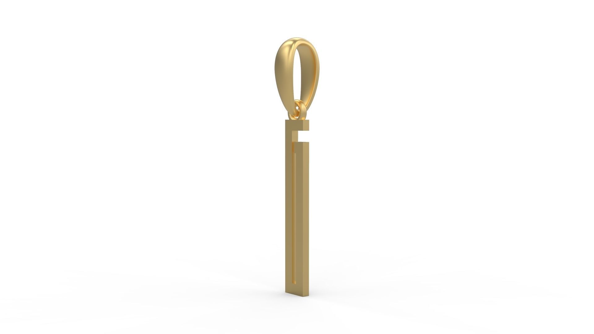 Initial Letters Pendant JAGATRAYA G 3D print model_1