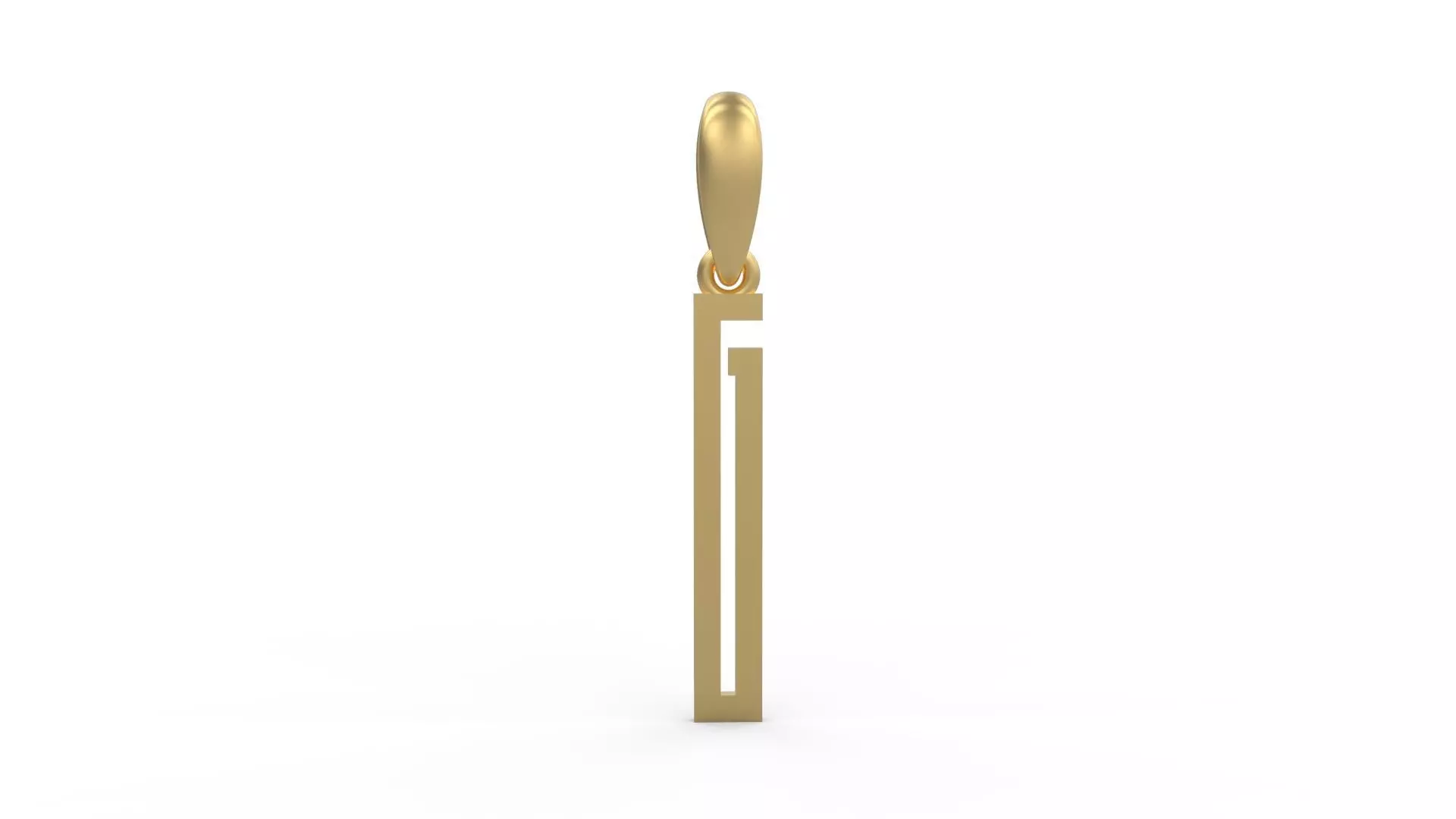 Initial Letters Pendant JAGATRAYA G 3D print model_0