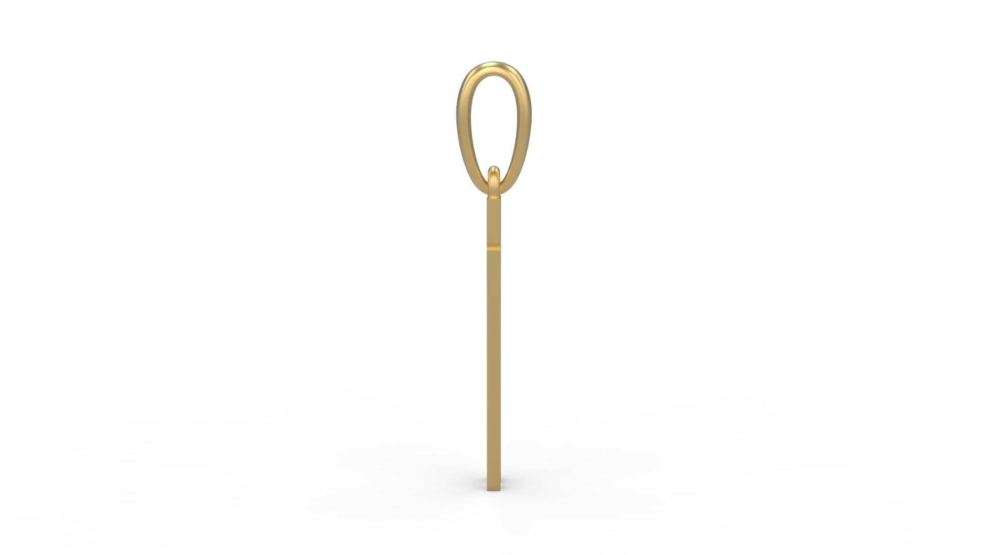 Initial Letters Pendant JAGATRAYA K 3D print model_2