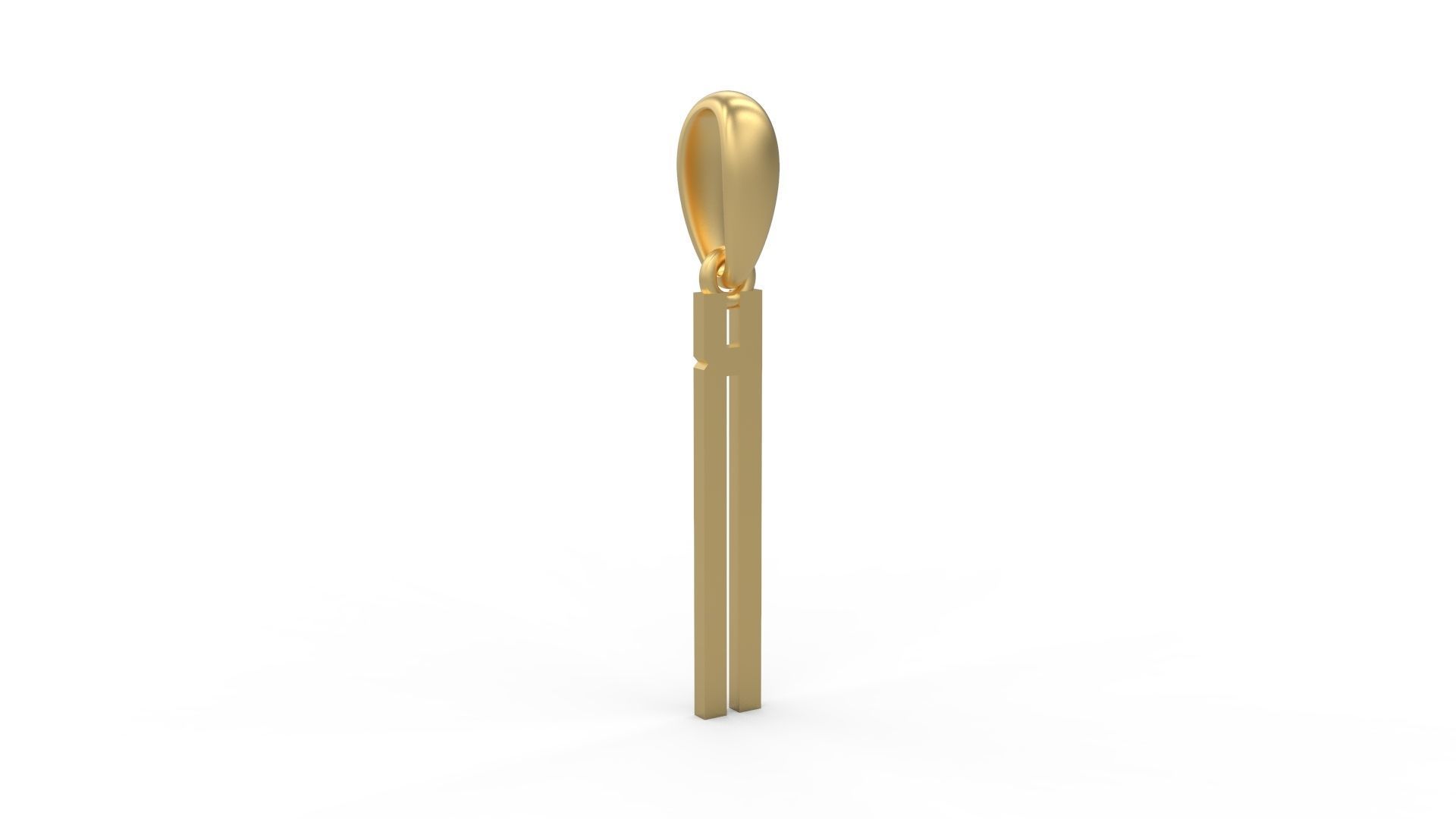 Initial Letters Pendant JAGATRAYA K 3D print model_3