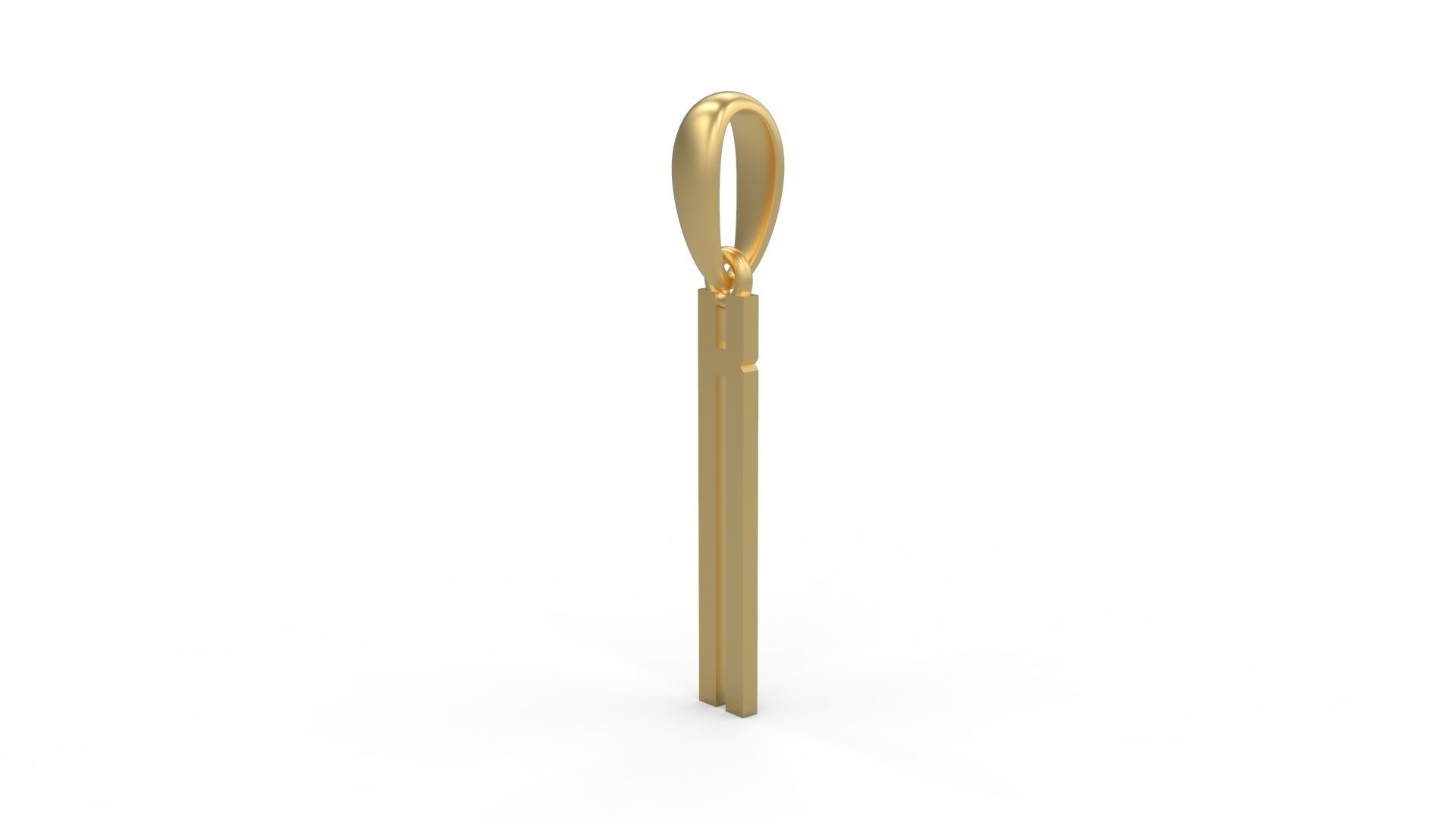 Initial Letters Pendant JAGATRAYA K 3D print model_1