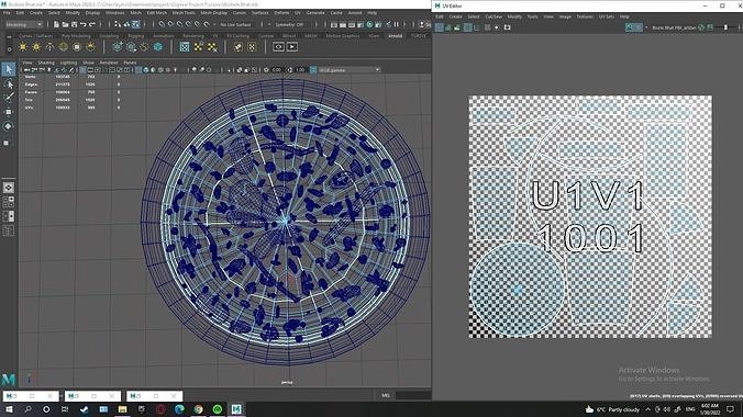 Low Poly PBR  Bisibele Bhat  Low-poly 3D model 3
