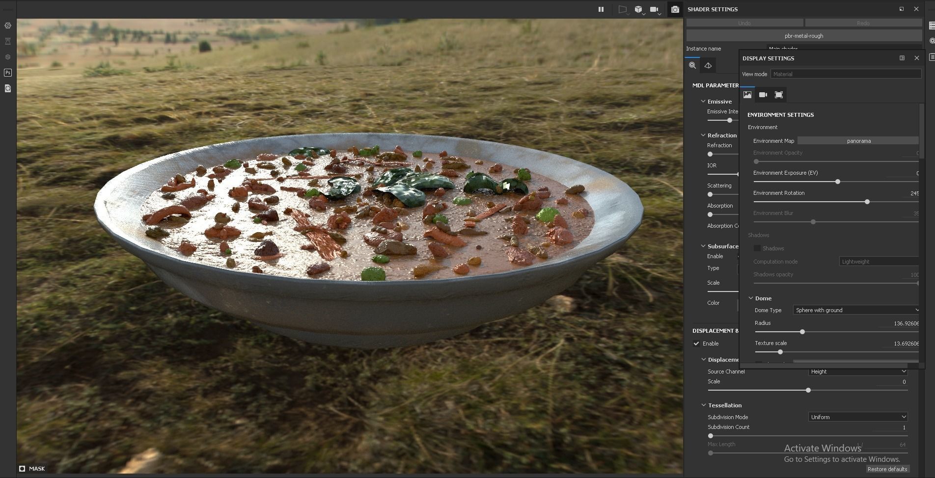 Low Poly PBR Bisibele Bhat Low-poly 3D model_6