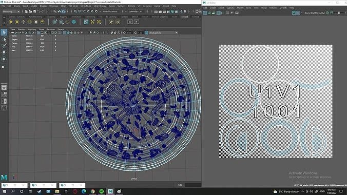 Low Poly PBR  Bisibele Bhat  Low-poly 3D model 4
